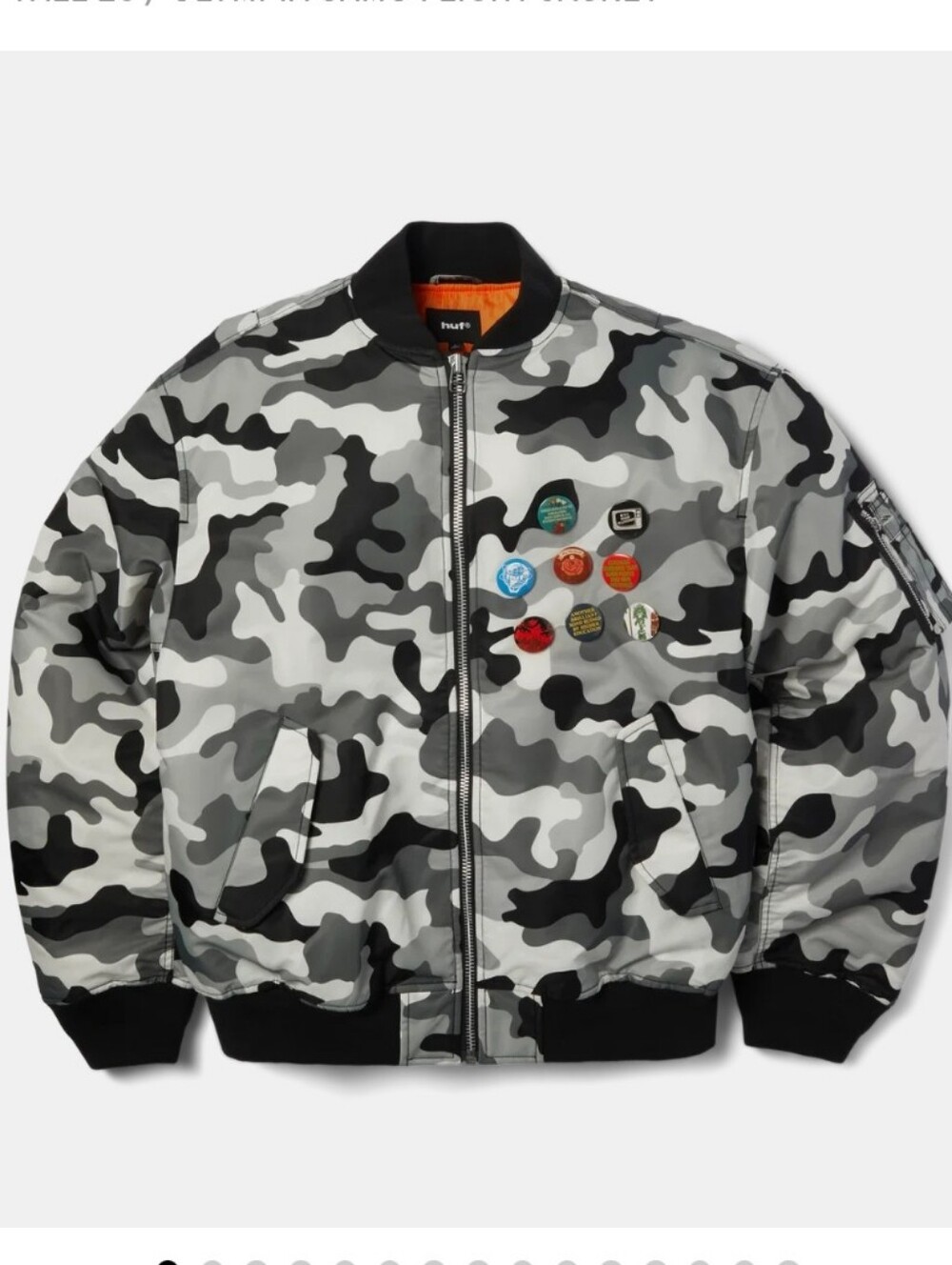 HUF Olympia Camo Flight Jacket